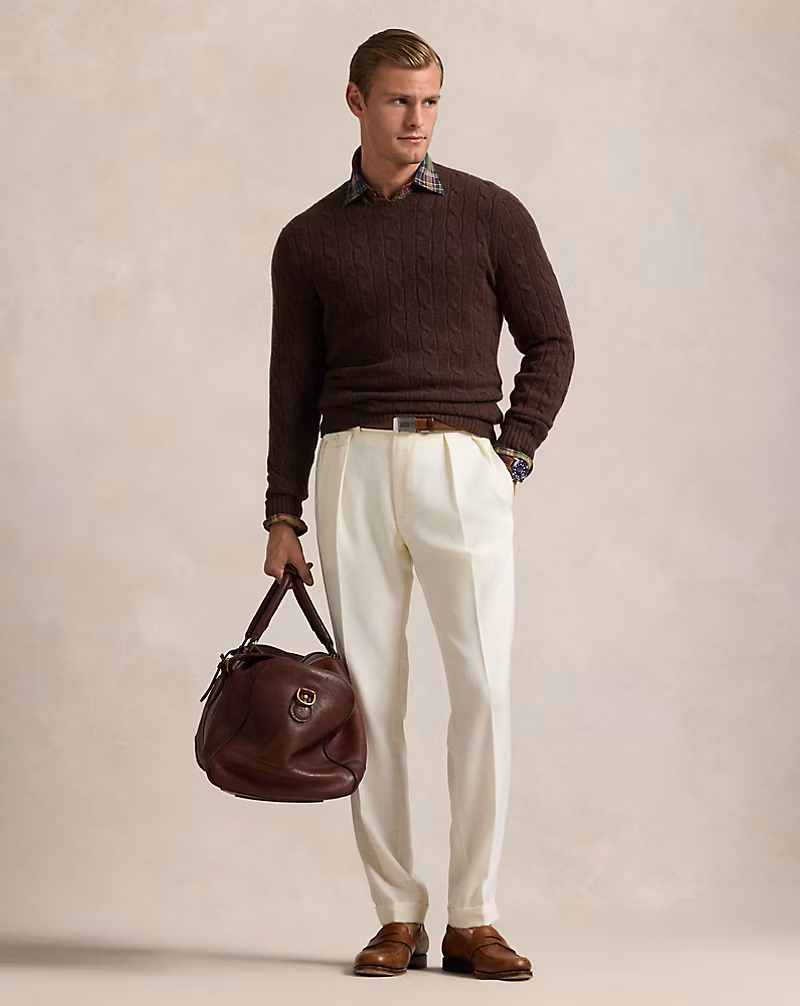 The Iconic Cable-Knit Cashmere Sweater