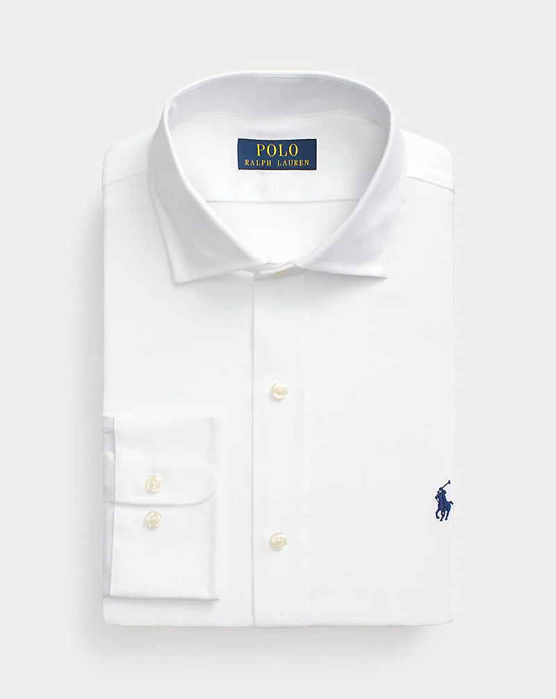 Custom Fit Stretch Herringbone Shirt