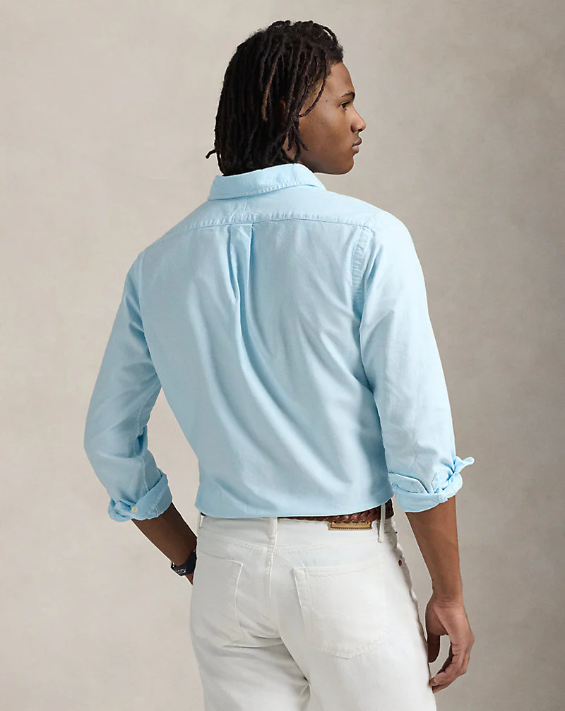 Custom Fit Mineral-Dyed Oxford Shirt