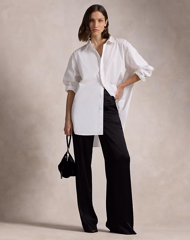 Satin Wide-Leg Pant