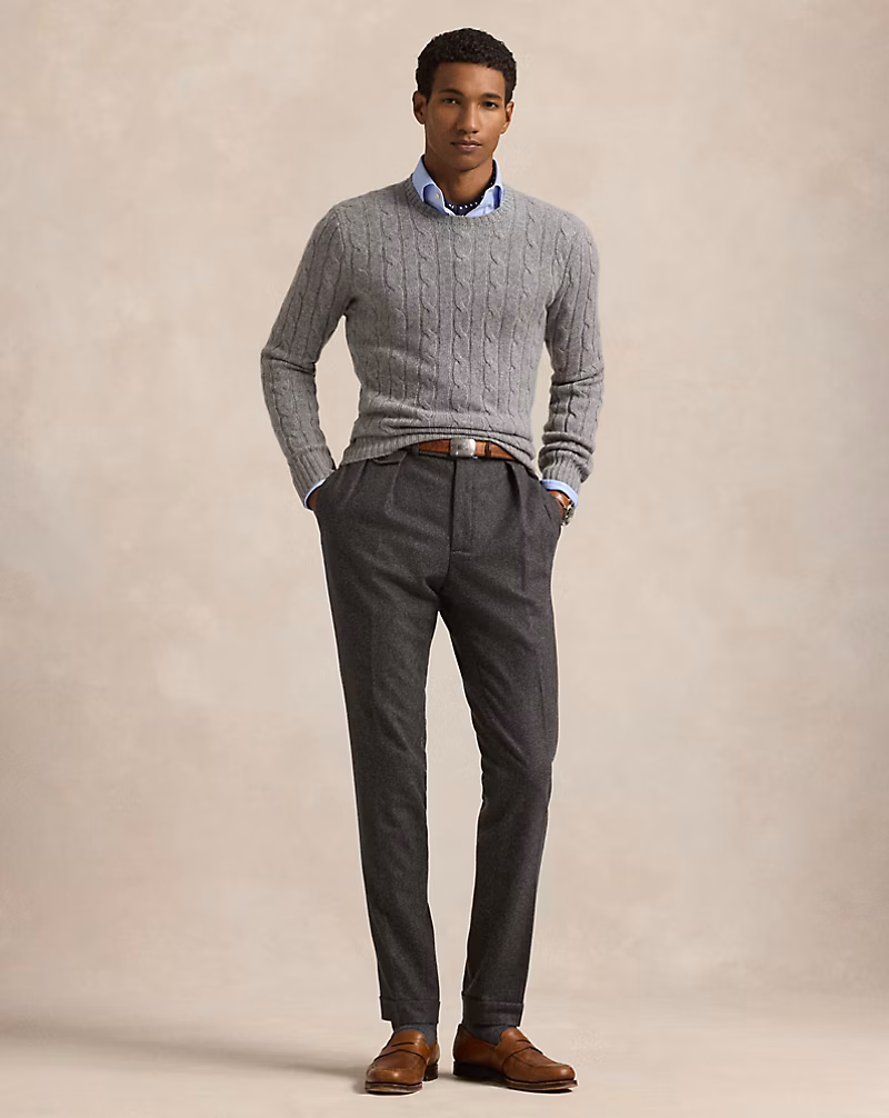 The Iconic Cable-Knit Cashmere Sweater