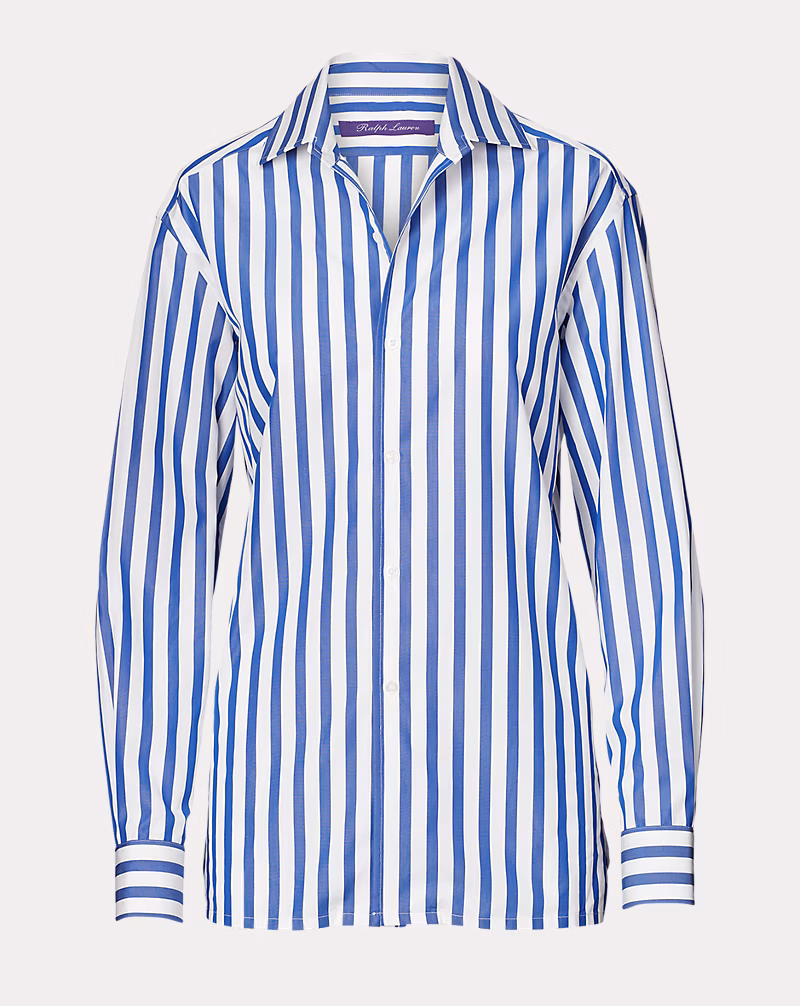 Capri Relaxed Fit Striped Cotton Shirt