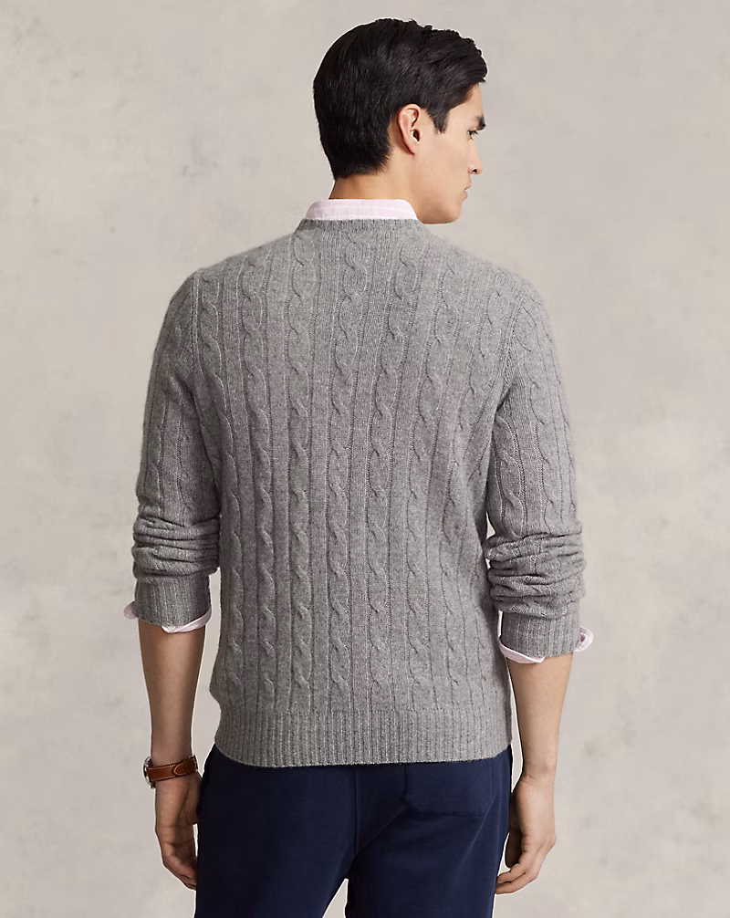 The Iconic Cable-Knit Cashmere Sweater