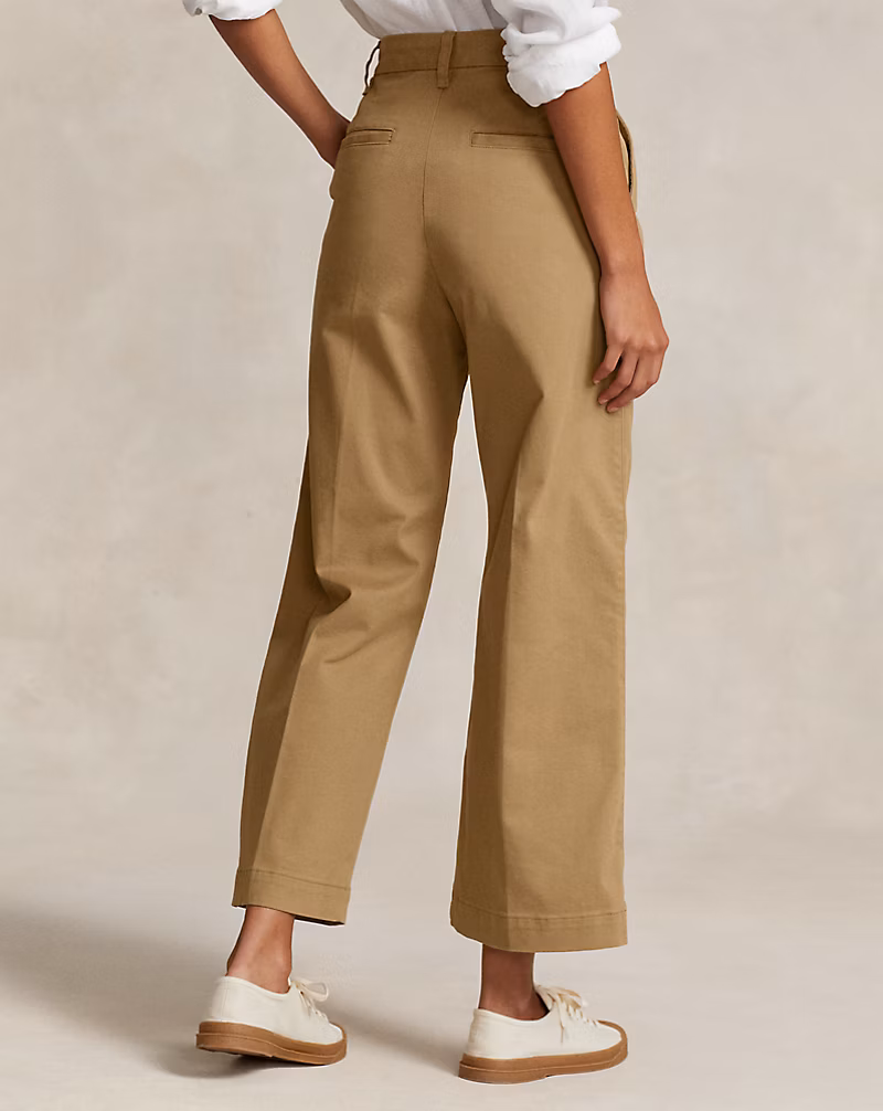 Chino Wide-Leg Pant