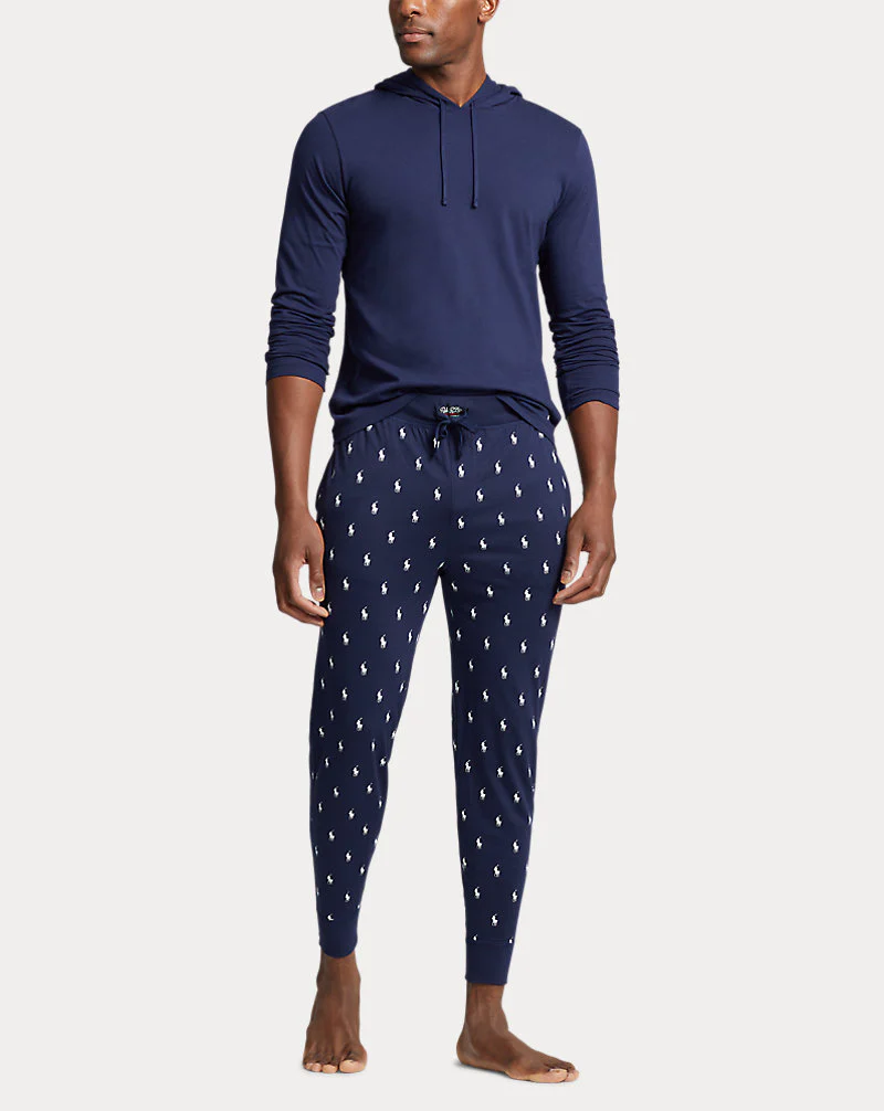 Cotton Jersey Sleep Hoodie