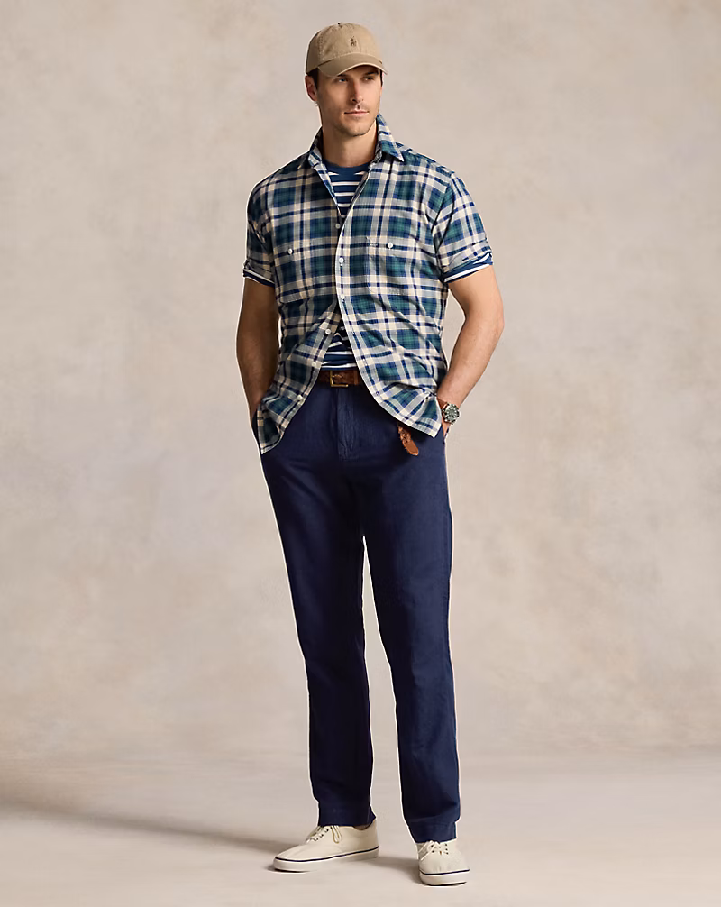 Ralph Lauren  Classic Fit Linen-Cotton Pant