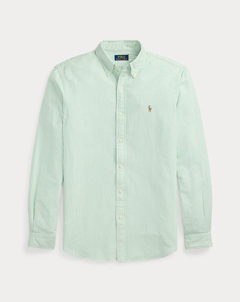Custom Fit Striped Oxford Shirt