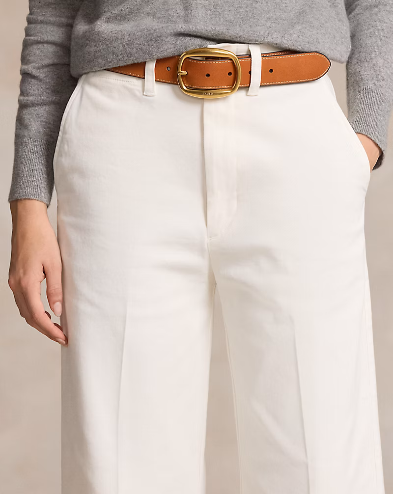 Chino Wide-Leg Pant