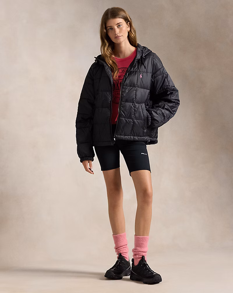 Pink Pony Insulated Hooded Jacket