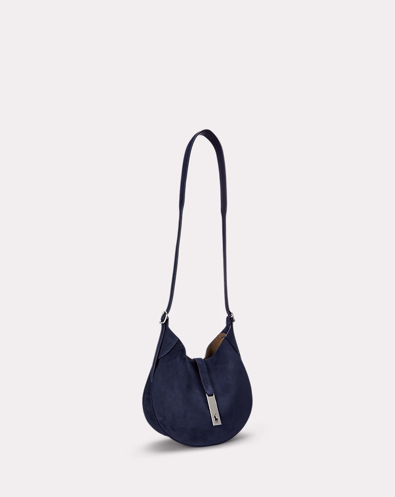 Polo ID Suede Small Shoulder Bag
