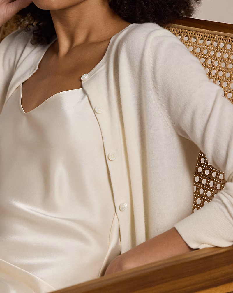 Ralph Lauren Cashmere Crewneck Cardigan