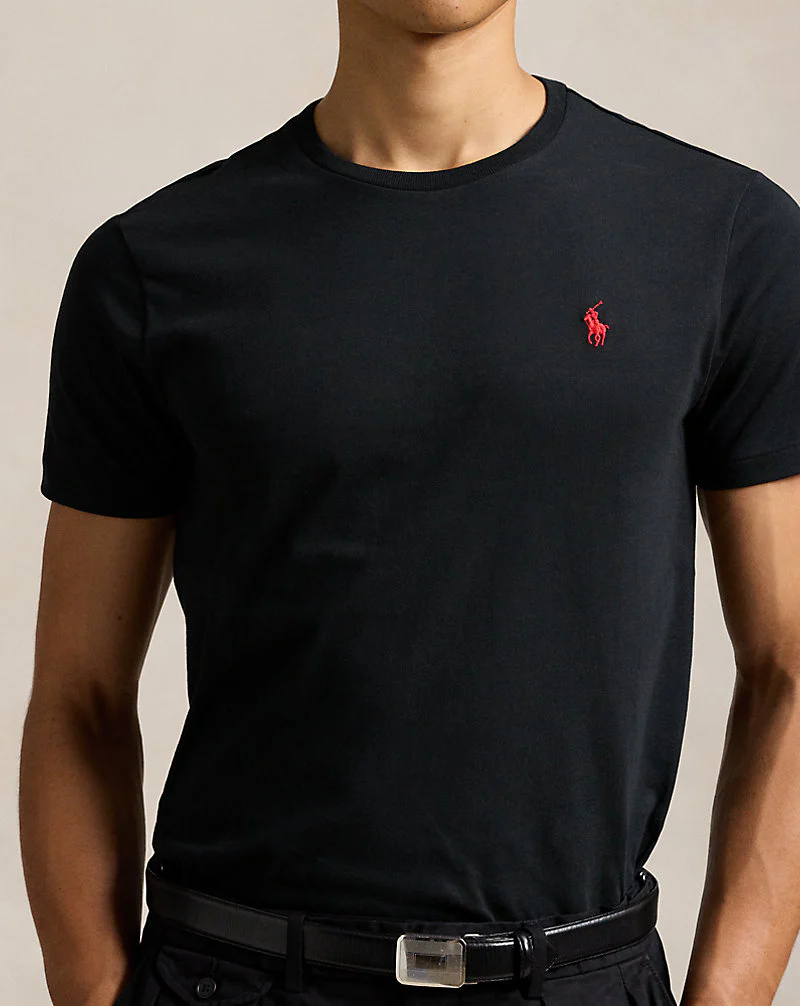 Custom Slim Fit Jersey Crewneck T-Shirt