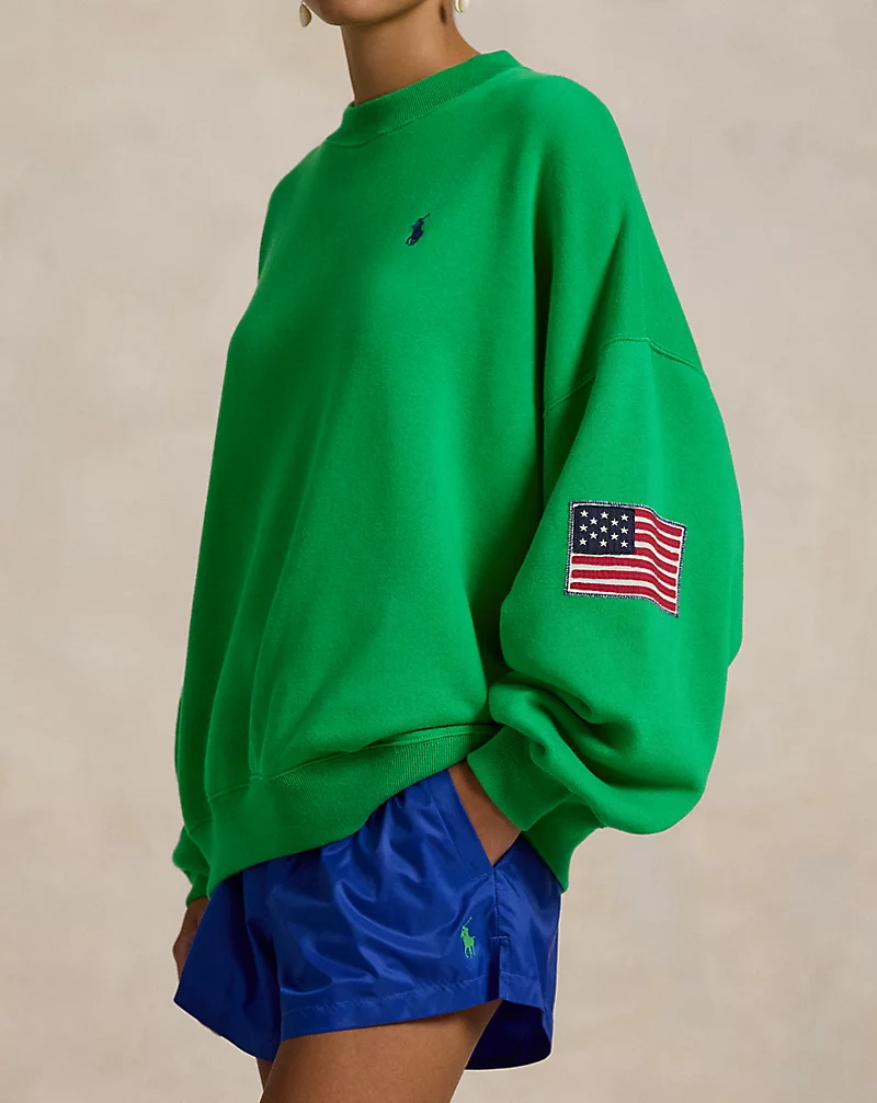 Oversize Logo Fleece Crewneck