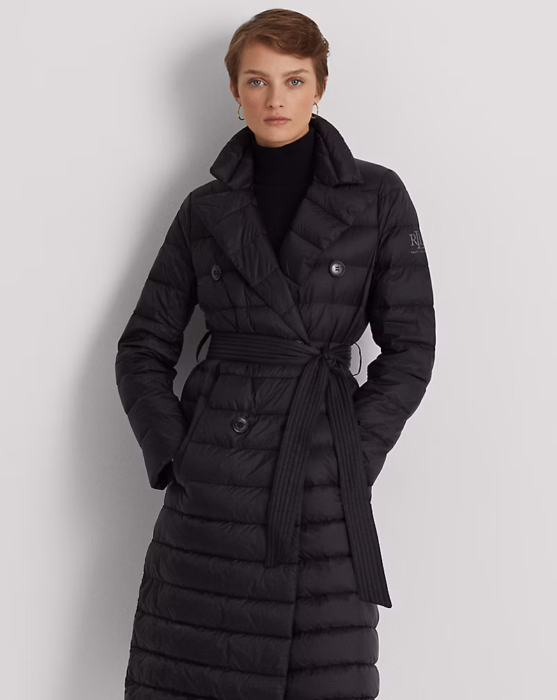 Belted Down Trench Coat