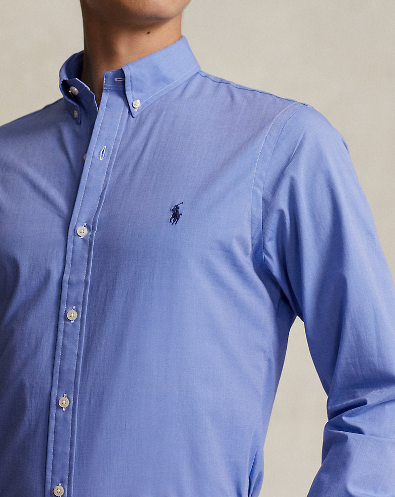 Slim Fit Stretch Poplin Shirt