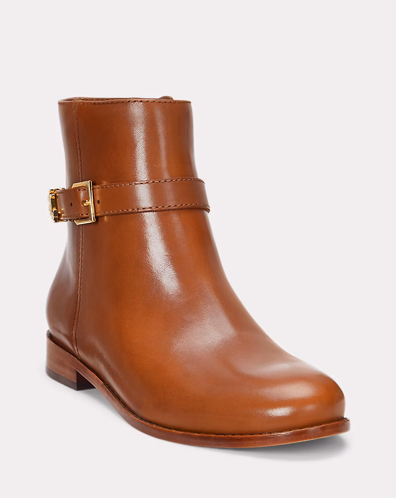 Brooke Burnished Leather Bootie