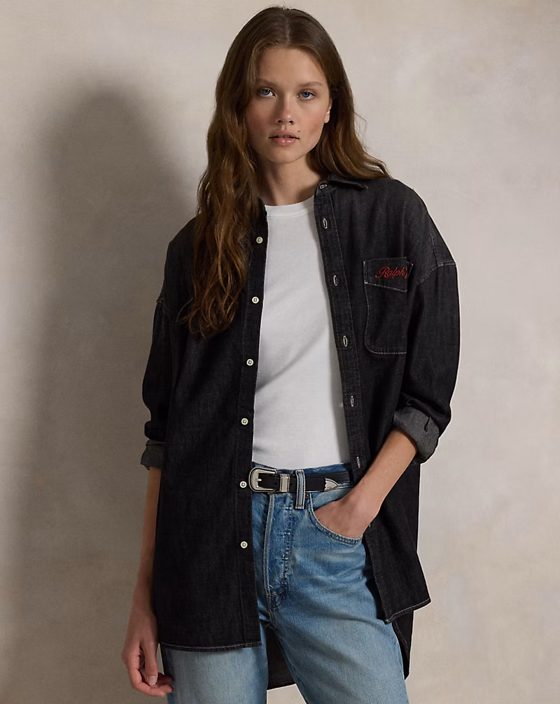LA28 Olympic Oversize Fit Denim Shirt