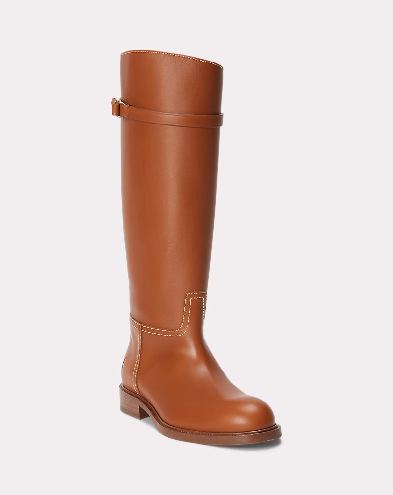 Calfskin Tall Riding Boot