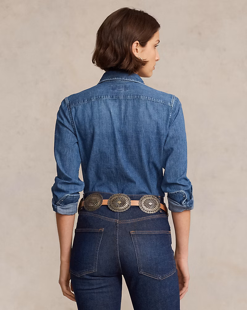 Slim Fit Denim Shirt