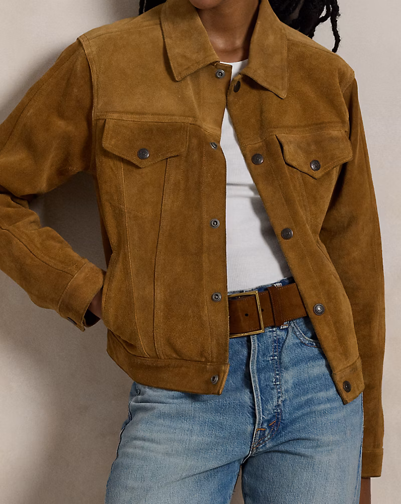Suede Trucker Jacket