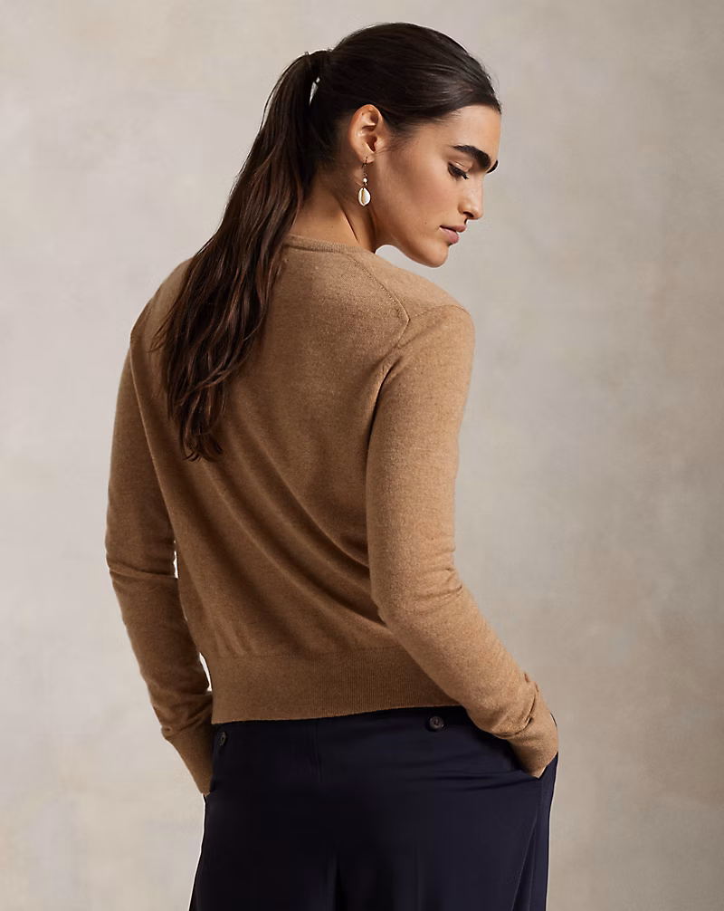 Ralph Lauren Cashmere Crewneck Cardigan