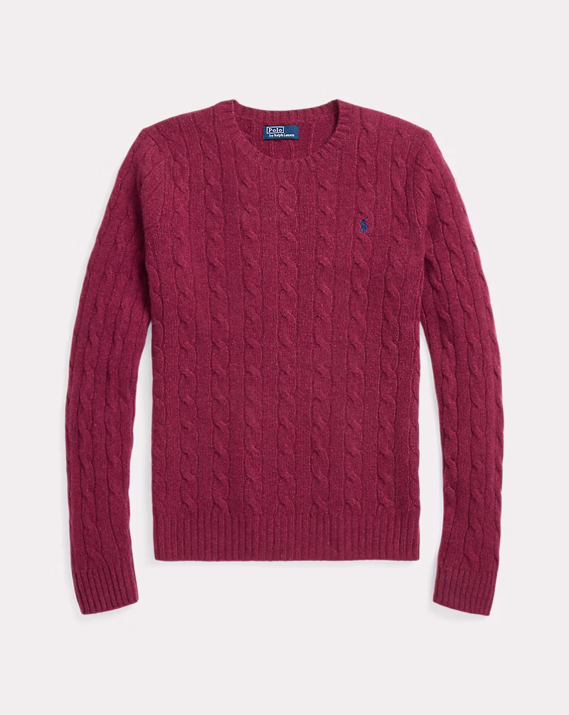 Cable-Knit Wool-Cashmere Sweater