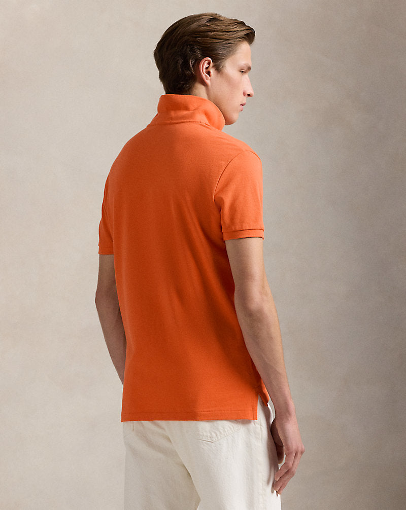 Slim Fit Mesh Polo Shirt