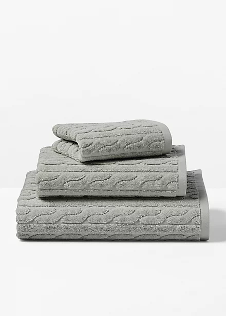 Sanders Cable Bath Towels