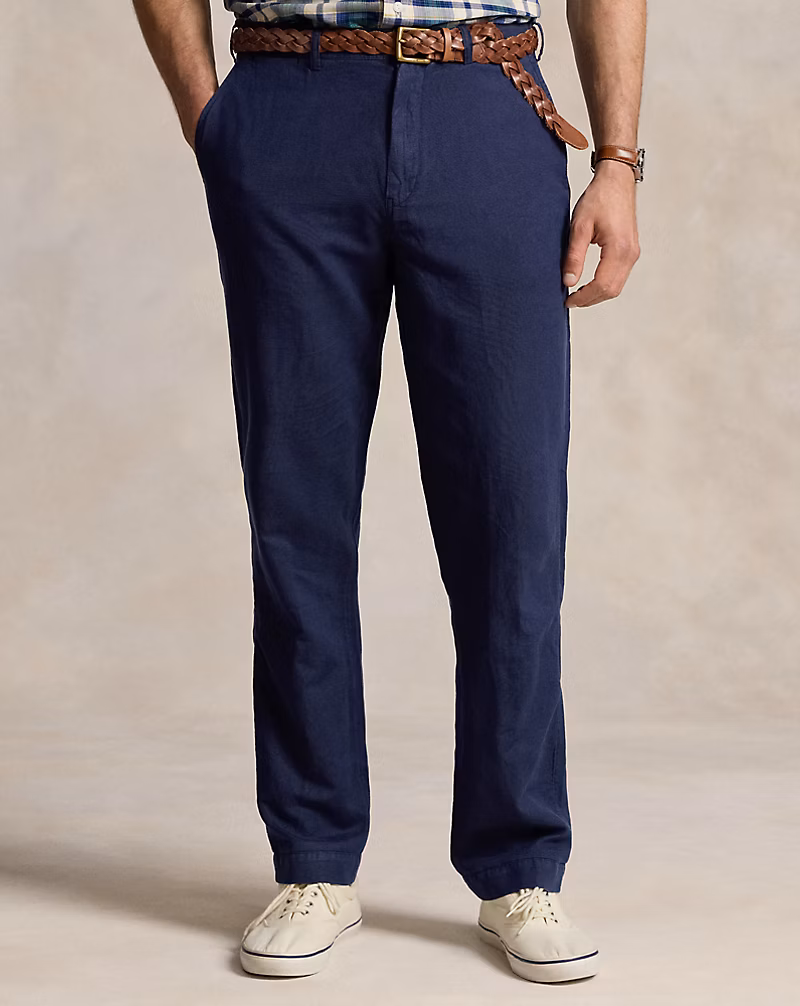 Ralph Lauren  Classic Fit Linen-Cotton Pant