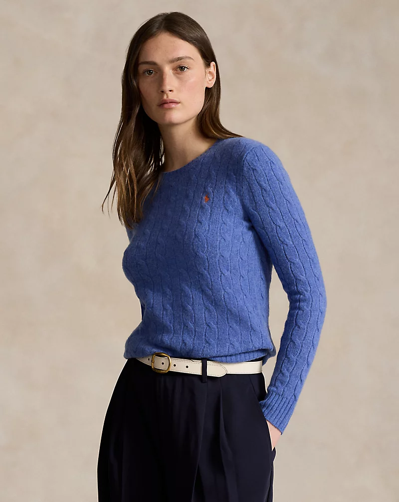 Cable-Knit Wool-Cashmere Sweater
