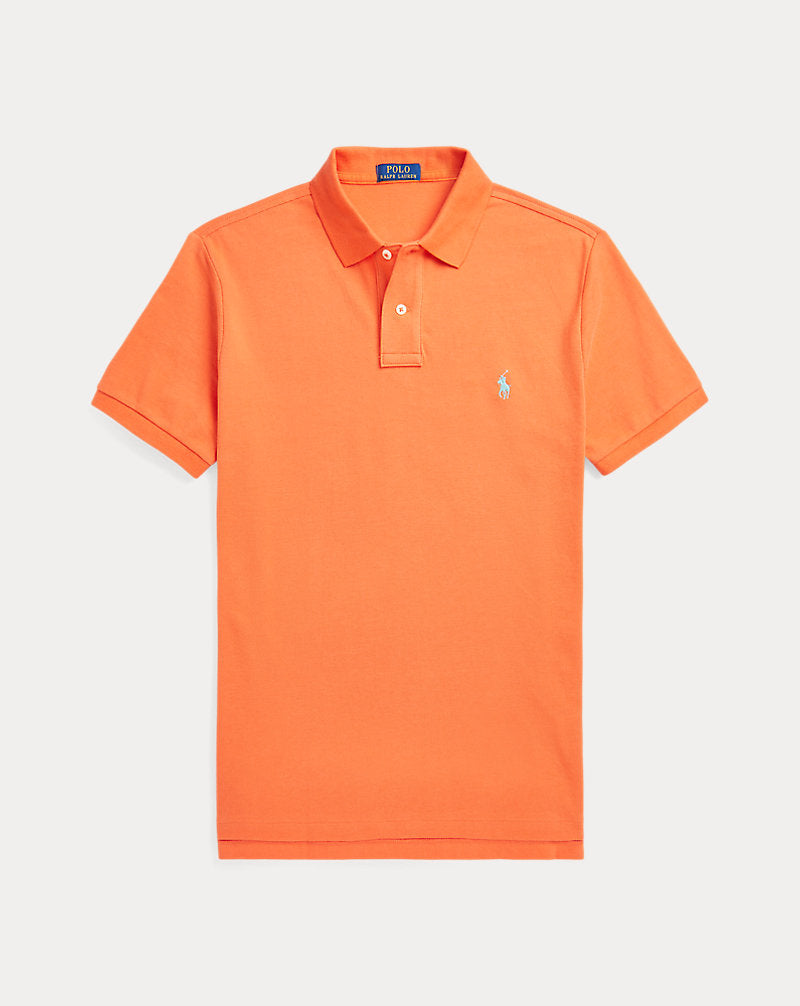 Slim Fit Mesh Polo Shirt