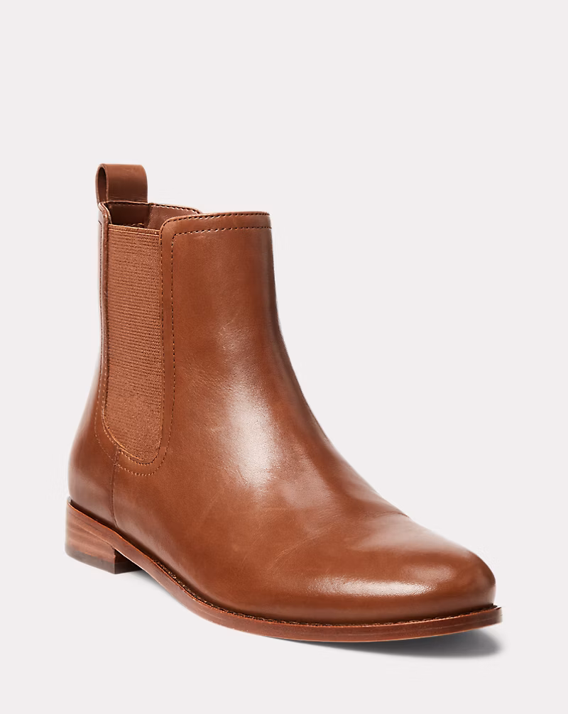 Brylee Burnished Leather Bootie