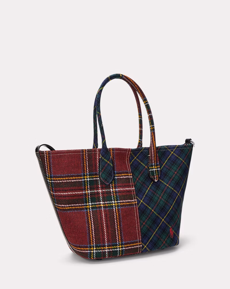 Patchwork Wool Medium Bellport Tote