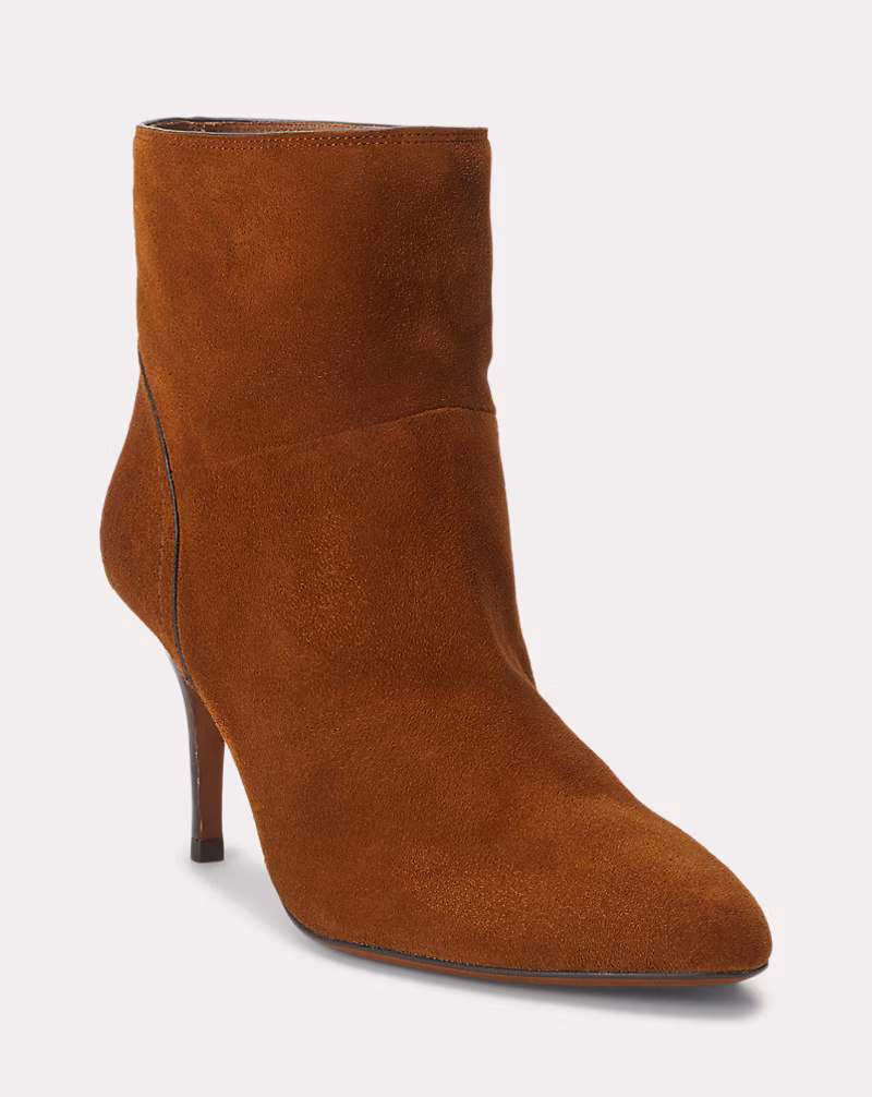 Sueded Calfskin Bootie