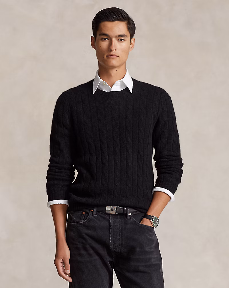 The Iconic Cable-Knit Cashmere Sweater