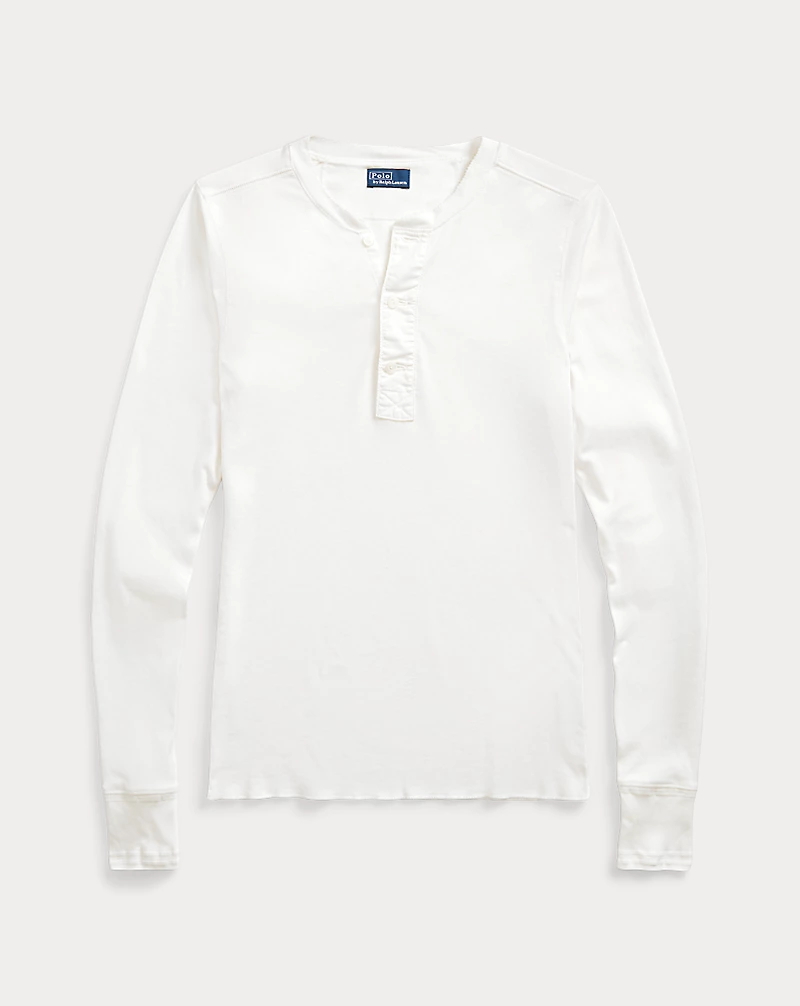Cotton Henley Shirt