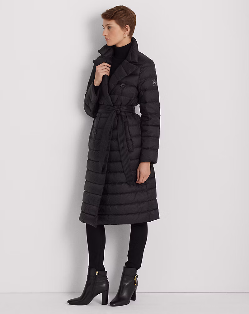 Belted Down Trench Coat