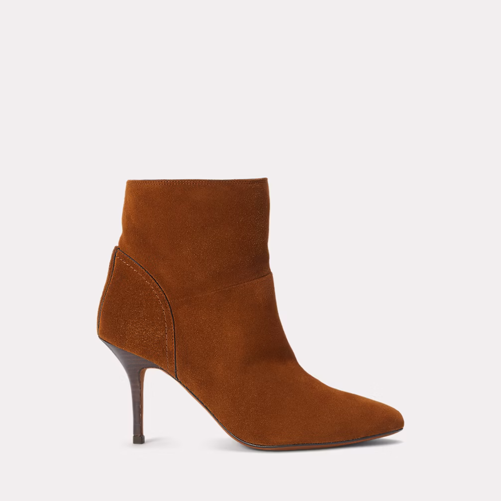 Sueded Calfskin Bootie