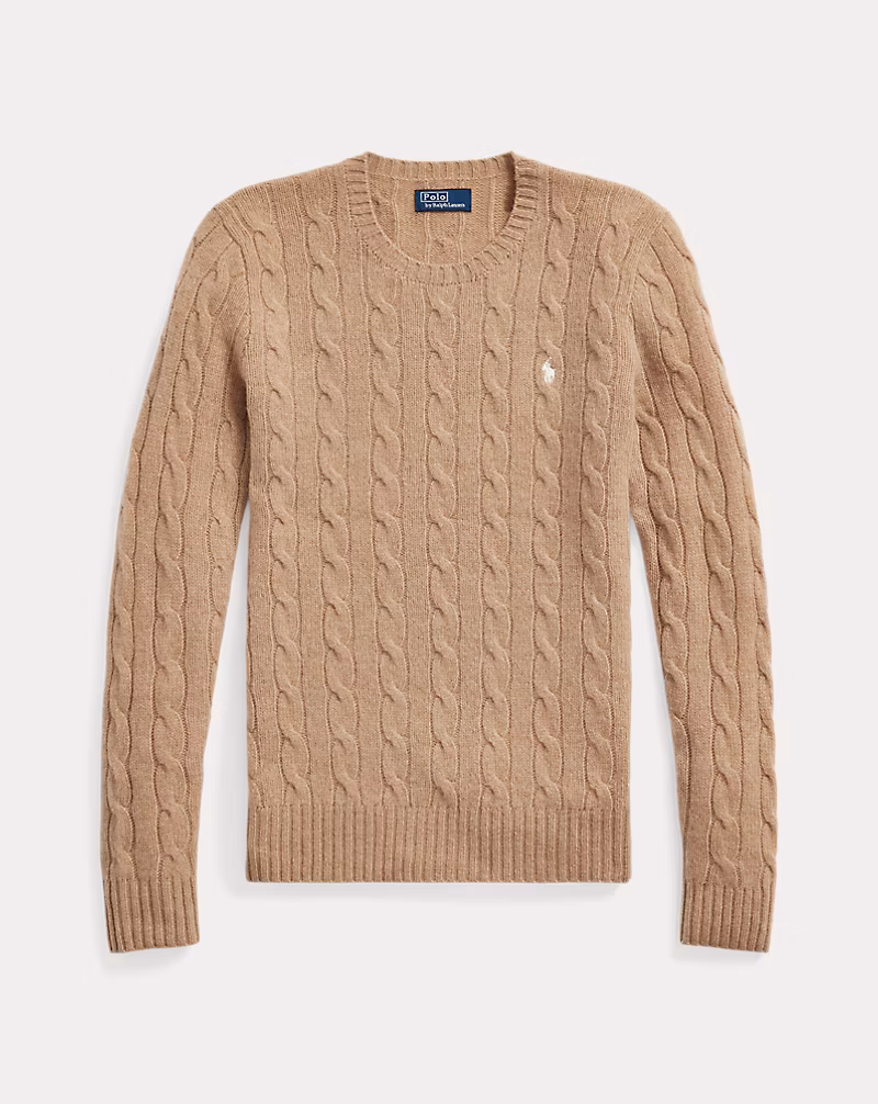 Cable-Knit Wool-Cashmere Sweater