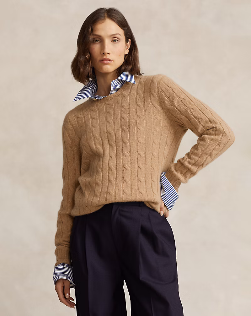 The Iconic Cable-Knit Cashmere Sweater