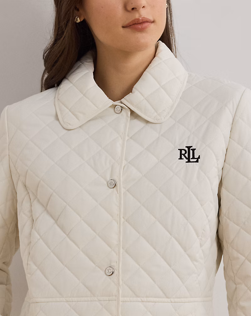 Diamond-Quilted Jacket