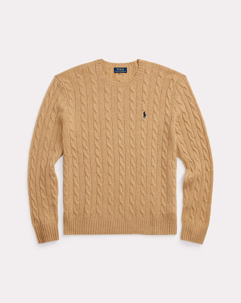 Cable-Knit Wool-Cashmere Sweater