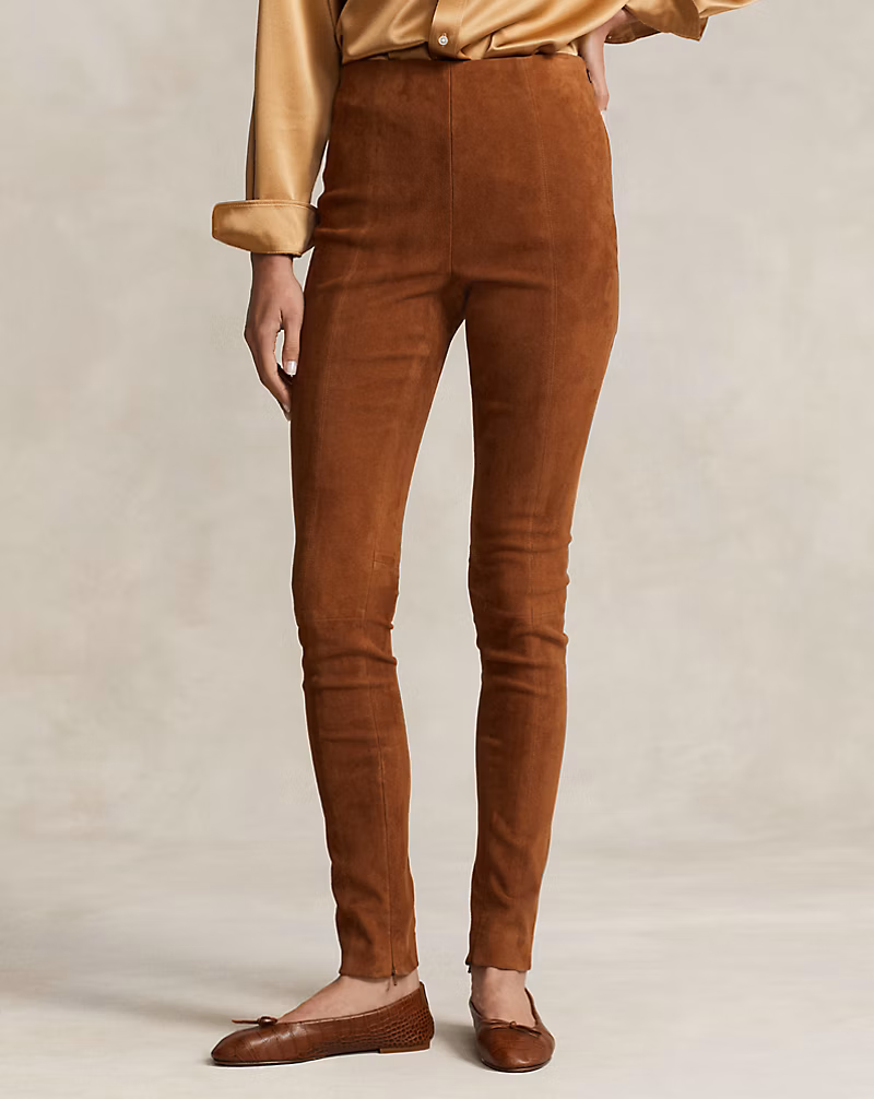 Lambskin Suede Pant