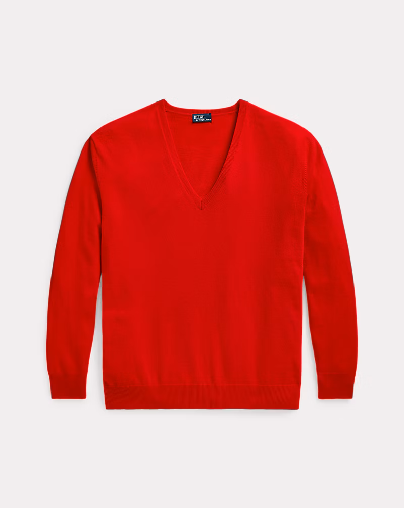 Ralph Lauren Relaxed Fit Cashmere V-Neck Sweater