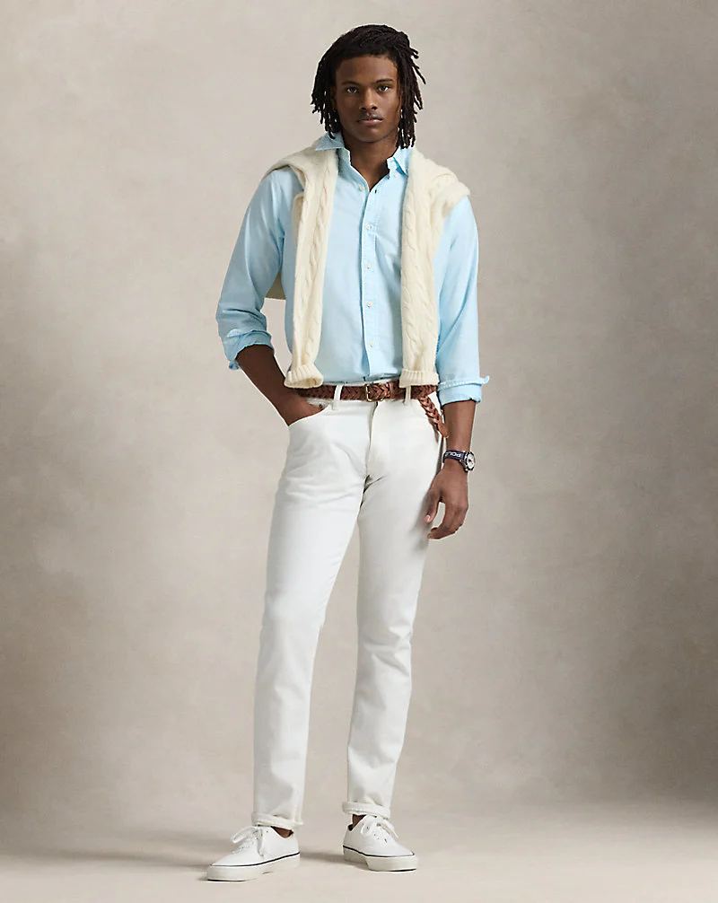 Custom Fit Mineral-Dyed Oxford Shirt