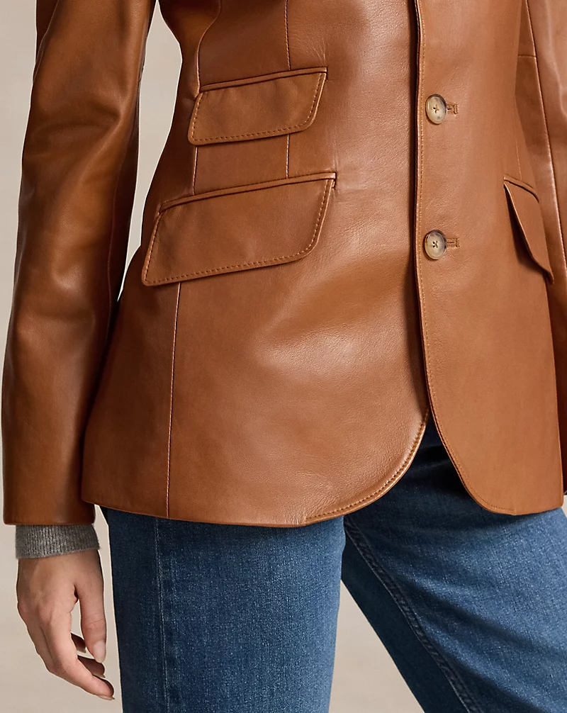 Lambskin Hacking Blazer