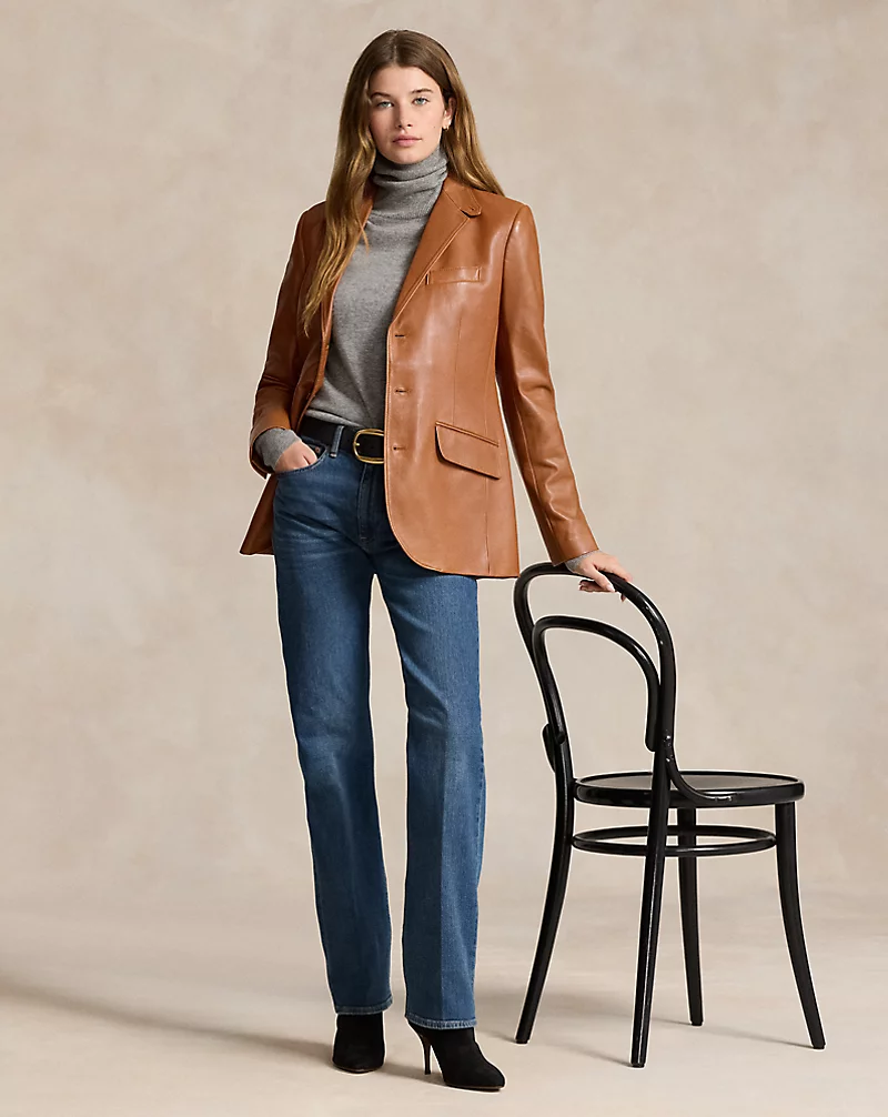 Lambskin Hacking Blazer