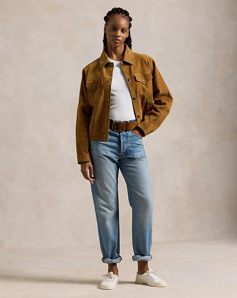 Suede Trucker Jacket