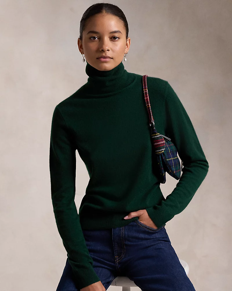 Slim Fit Cashmere Turtleneck