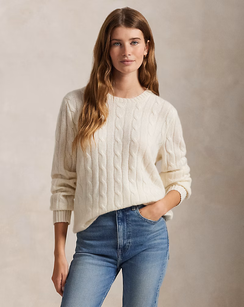 The Iconic Cable-Knit Cashmere Sweater